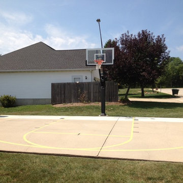 Robert S's Pro Dunk Gold Basketball System on a 48x24 in Rolla, MO