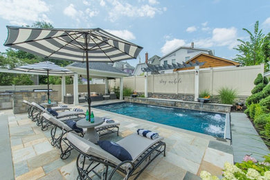 Pool - contemporary pool idea in New York
