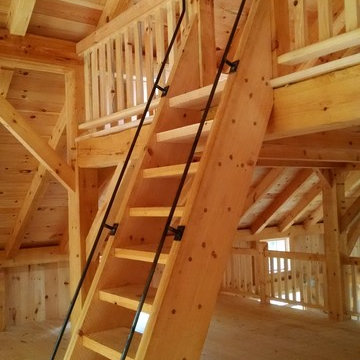 Sebago Lake Timber Frame Barn