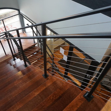Shape Fitness Cable Wire Railing Job, Worthington, Ohio