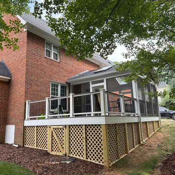 Outdoor Living Elevated: A Stunning Trex Deck & Screened Porch in Jamestown, NC