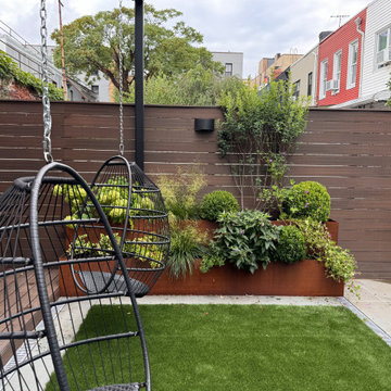 Greenpoint, Brooklyn backyard
