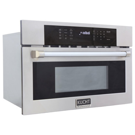 Kucht 30" 1.6 Cu.Ft. Stainless Steel Air Fryer & Convection Built In Microwave