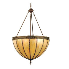 Gothic Pendant Lights Houzz Meyda Lighting 25 Gothic Beige Iridescent Inverted Pendant
