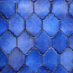ArtisticHomeowner.com - Scallop Shaped Tile Wallpaper - Wallpaper