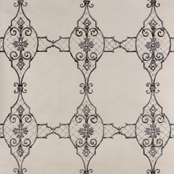 Simply Delft: Pewter - Wallpaper