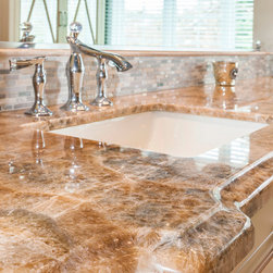 Honey Onyx Vanity - Bathroom Vanities And Sink Consoles