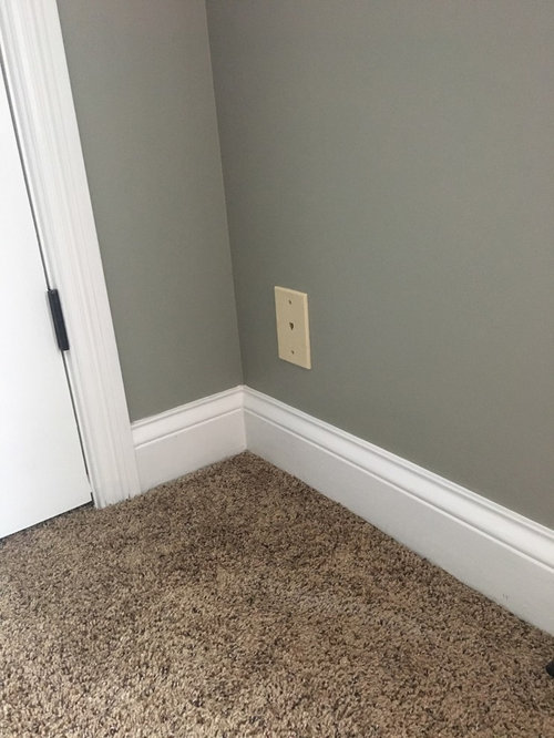 Gray Paint Brown Carpet - Gray Paint With Beige Carpet