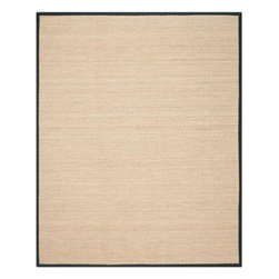 Safavieh - Natural Fiber Beige/Black 8 ft. x 10 ft. Area Rug - Rugs