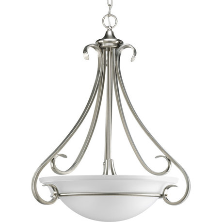 3-Light Foyer, Brushed Nickel