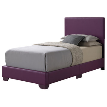 Bed, Purple, Twin