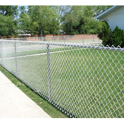 Galvanized Chain Link Fences and Fence Posts - Home Fencing And Gates