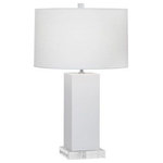 Robert Abbey - Robert Abbey LY995 Harvey-One Light Table Lamp-20 In Wide  33 In - Shade Included.  Base DimensionHarvey-One Light Tab Lily Glazed/Lucite O *UL Approved: YES Energy Star Qualified: n/a ADA Certified: n/a  *Number of Lights: 1-*Wattage:150w Type A bulb(s) *Bulb Included:No *Bulb Type:Type A *Finish Type:Lily Glazed/Lucite