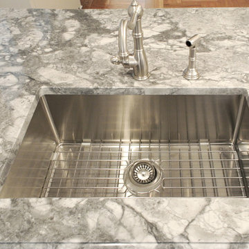 Sink & White Fantasy Stone Countertop