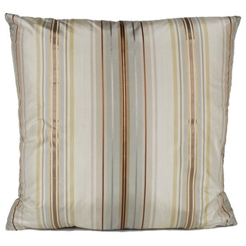 Penthouse Stripe 90/10 Duck Insert Pillow With Cover, 20x20