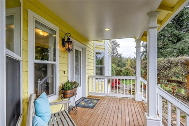 Inspiration for a contemporary home design remodel in Seattle