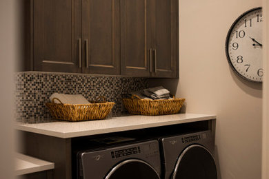Example of a minimalist laundry room design in Salt Lake City