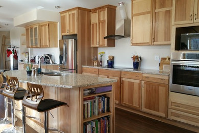 Kitchen - transitional kitchen idea in Other