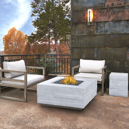Board Form - Square Fire Table - Fire Pits