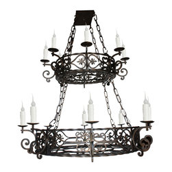 Hand Forged Iron Chandelier Designs - Products