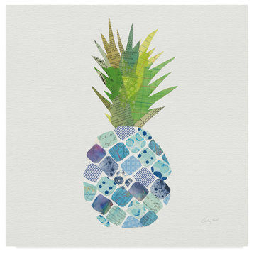 "Tropical Fun Pineapple II" by Courtney Prahl, Canvas Art, 24"x24"