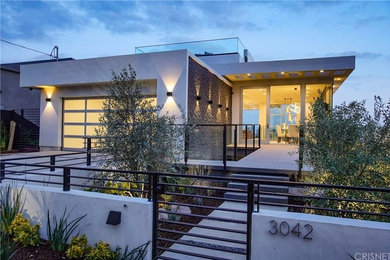Home design - mid-sized modern home design idea in Los Angeles