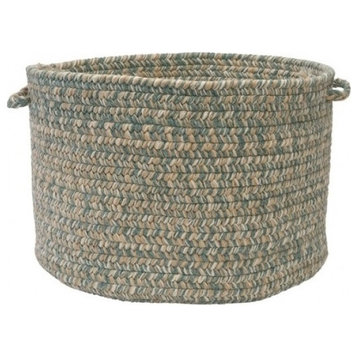 Colonial Mills Basket Tremont, Teal, 14"x14"x10"
