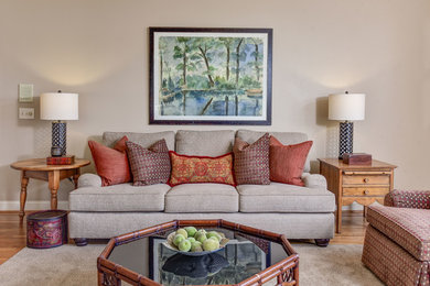 Living room - contemporary living room idea in Other
