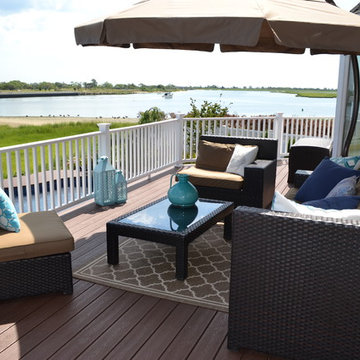 : Maximizing Views/New Decking: Considering the beautiful vistas open to this  h