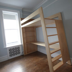 Maple loft bed with desk - Products