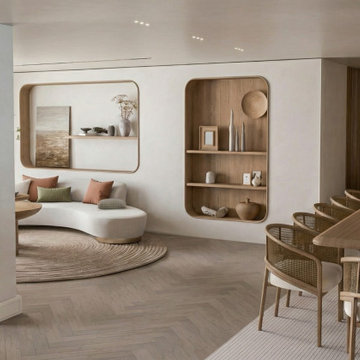 Calm Open-Concept Living Interior