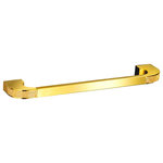 Secret Bath - Cecilia Luxury Gold Swarovski Crystals Towel Bar, Limited Edition, 13.8" - Cecilia Gold Limited Edition Small towel bar.