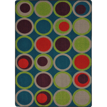 Circle Back 10'9" x 13'2" area rug, color Tropics