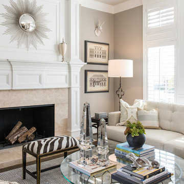 Transitional Living Room