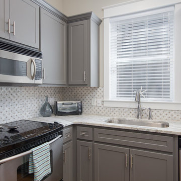 Transitional Kitchen Update Done with Cabinet Refacing