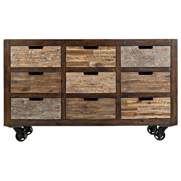 Painted Canyon Accent Cabinet - Distressed