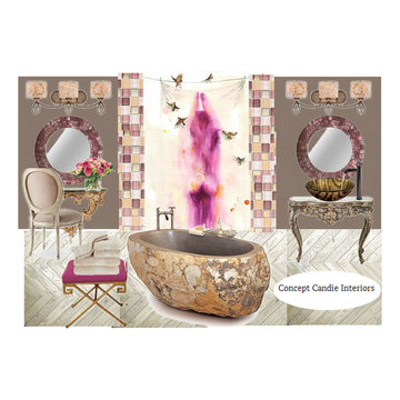 Virtual Decorating E-Design Project Boards