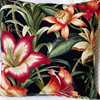 Artisan Pillows Outdoor 18" Hibiscus Tropical Island Throw Pillow, Set of 2, Thr
