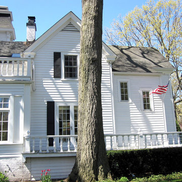 Wilmette, IL Colonial Traditional Style House Exterior Remodel