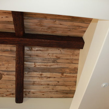 Black tea stained ceiling