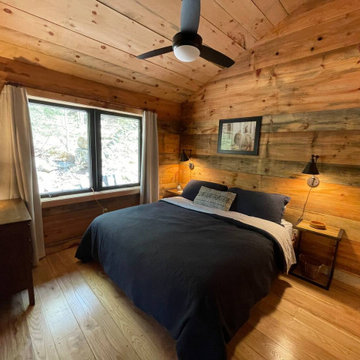 Airbnb Cabin Composting Toilet in New Hampshire