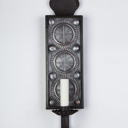Pewter Reflector Wall Sconce by Scofield at Remains Lighting - Wall Sconces