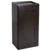 Design House 613810 Brookings 24" x 12" Single Door Wall Cabinet - Brown