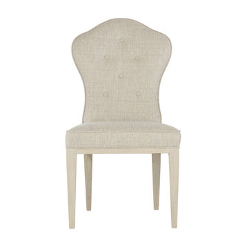 Bernhardt East Hampton Side Chair, Cerused Linen