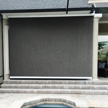 Solar Screens - Marsh front Marsh Landing residence