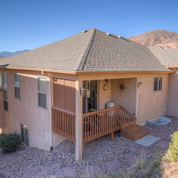 Original wood deck offered very limited outdoor living space.