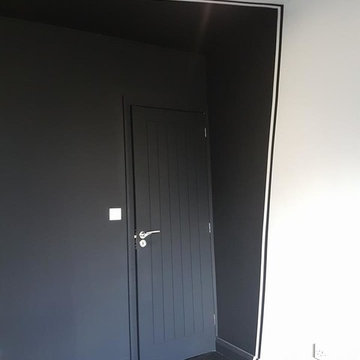 modern funky bedroom in Derby