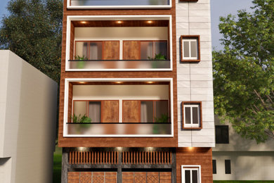 Exterior façade design