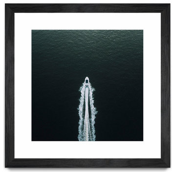 "Row your boat" Matted and Framed, 36" X 36"