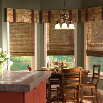 The best designs for kitchen roman blinds and curtains